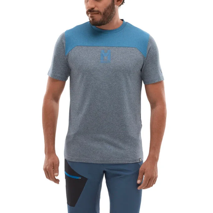 T-Shirt de randonnee homme Millet SENECA HEATHER TS SS M