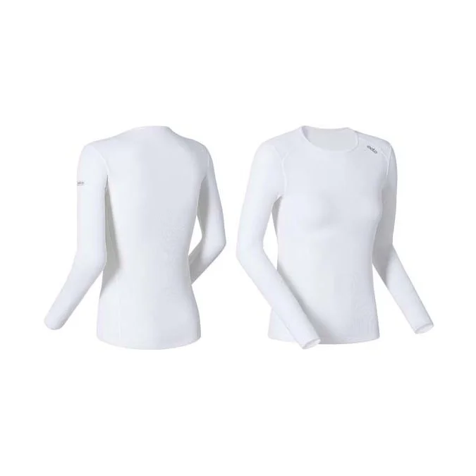 T-SHIRT FEMME ODLO L/S CREW NECK WARM W