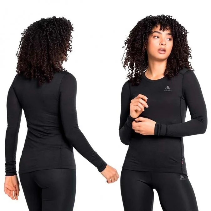 T-SHIRT FEMME ODLO NATURAL 100% MERINO WARM BASE LAYER