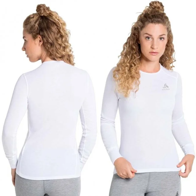 T-SHIRT FEMME ODLO W ACTIVE WARM ECO BASE LAYER TOP