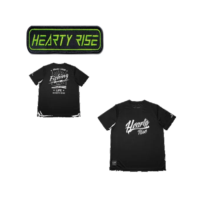 T-SHIRT HEARTY RISE GT MANCHES COURTES POLYESTER HE-9007