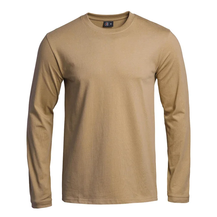T-Shirt Militaire Strong Manches Longues tan