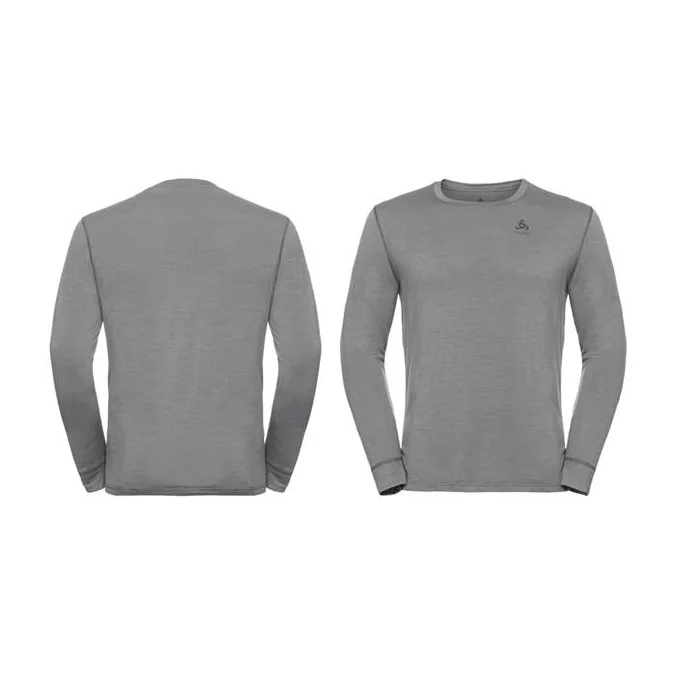 T-SHIRT ODLO SUW TOP CREW NECK L/S NATURAL 100% MERINO WARM