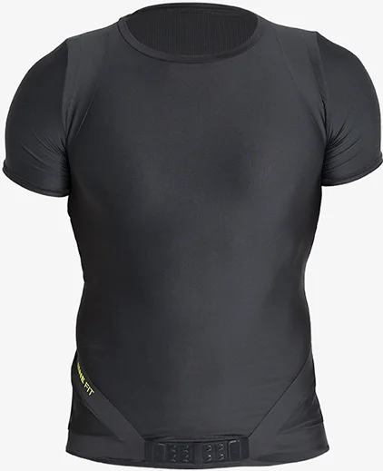 T-shirt Percko Lyne Fit pour homme – Noir