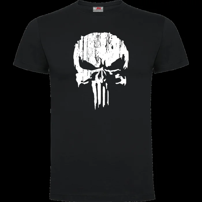 T-Shirt Punisher Noir