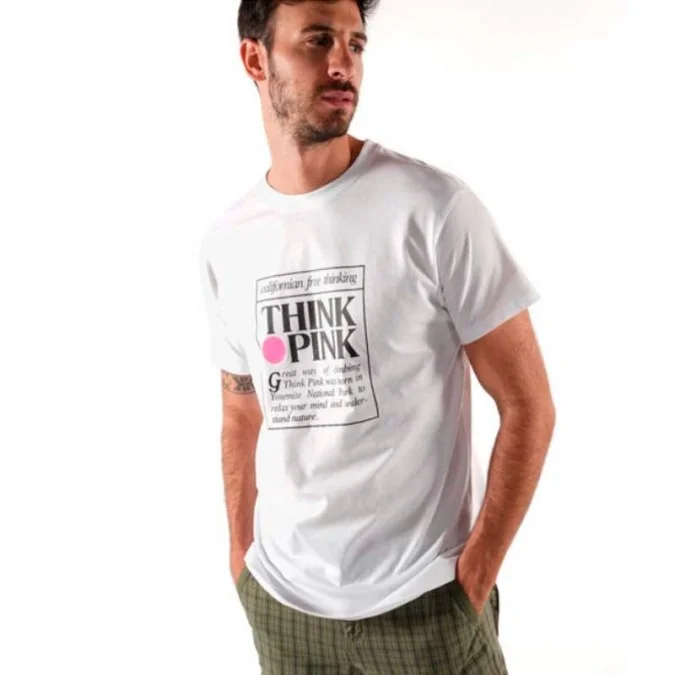 T-SHIRT THINK PINK UOMO MANICA CORTA SS2200