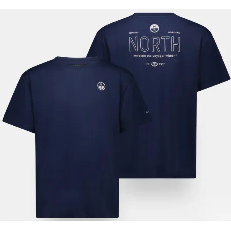 T-shirtNorth Kiteboarding Voyager Tee – navy 2025