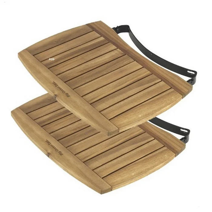 Tablettes Latérales Acacia Pour Kamado Big Green Egg XL