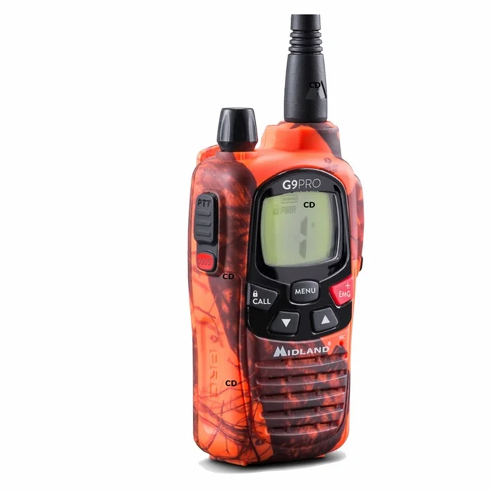 Talkie Walkie G9 Pro Blaze Midland + Kit Oreillette