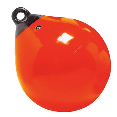 Taylor Made Bouée gonflable en vinyle Tuff End 9&Prime; – Orange