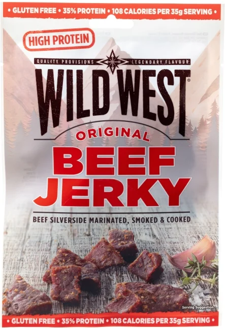 TEBJORIGINAL60 – Wild West Beef Jerky 60g