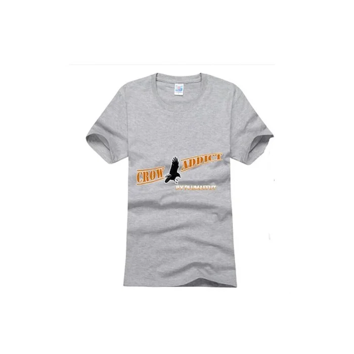 Tee-Shirt CORBEAU « Crow Addict » – 100% Coton
