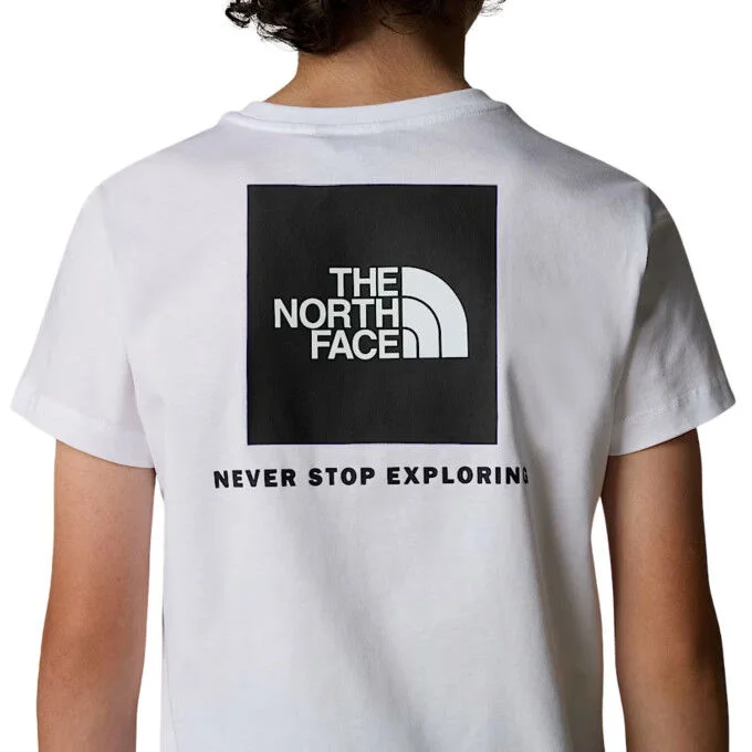 Tee-shirt garcon The North Face Redbox – White – Image 4