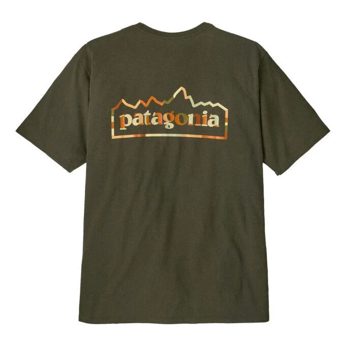 Tee-shirt Homme Patagonia Unity Fitz Responsibili-Tee – Basin green – Image 2