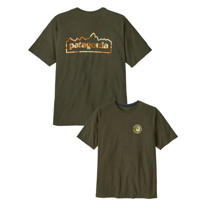Tee-shirt Homme Patagonia Unity Fitz Responsibili-Tee – Basin green – Image 3