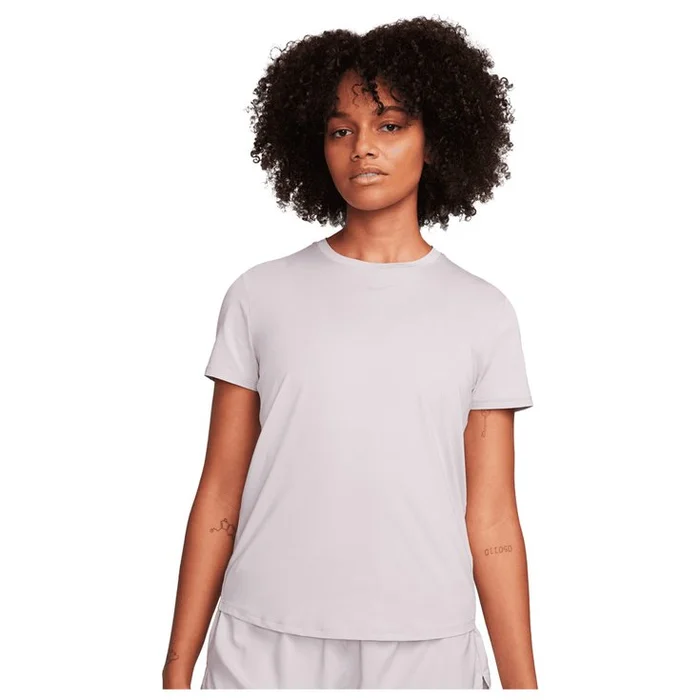 Tee-shirt Nike W One Classic Dri Fit Ss Top Platinum Violet Black