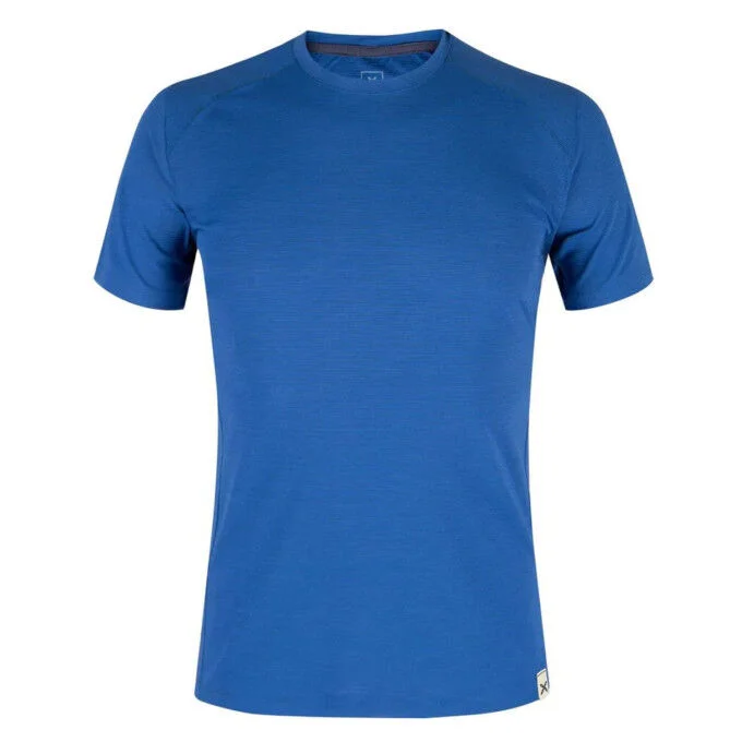 Tee-shirt technique de randonnee homme Montura Merino Mix – B Blue
