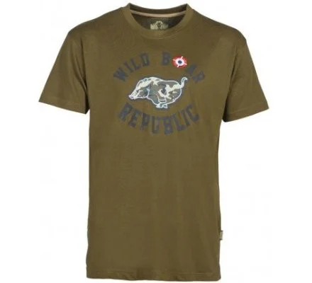 Tee-shirt Wild Boar kaki PERCUSSION