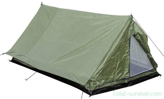 Tente de trekking compacte MFH 2-personnes, « Minipack », vert olive