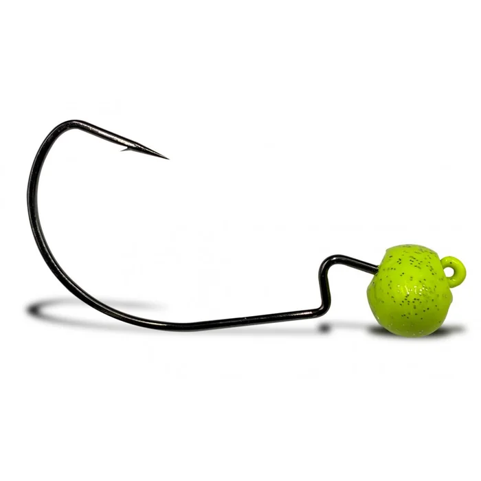 Tete Plombee VMC RJ Rugby Jig Chartreuse