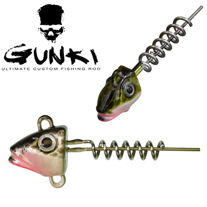 TETES PLOMBEES GUNKI G’FISH SCREW NATURAL BLACK PAR 3