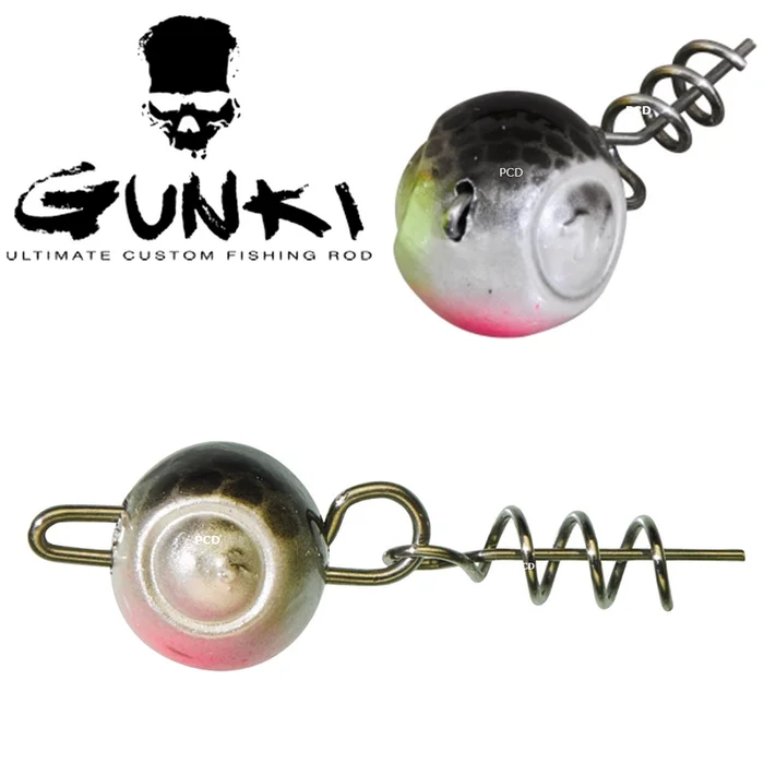 TETES PLOMBEES GUNKI G’FLIP NATURAL BLACK SILVER PAR 3