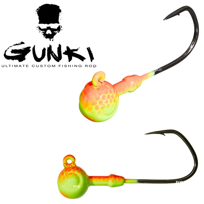 TETES PLOMBEES GUNKI G’ROUND PIKE ADDICT SHORT-S ORANGE FLUO YELLOW PAR 3