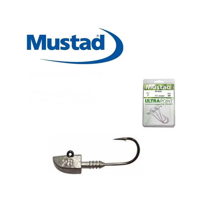TETES PLOMBEES MUSTAD ULTRAPOINT BLACK NICKEL 7-0