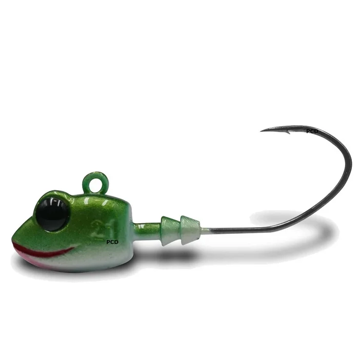 Têtes Plombées VMC Frog Jig Natural Par 3