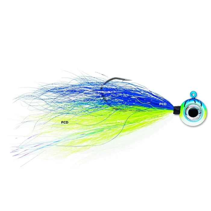 Têtes Plombées Vmc Moontail Jig Blue Fire UV Par 2