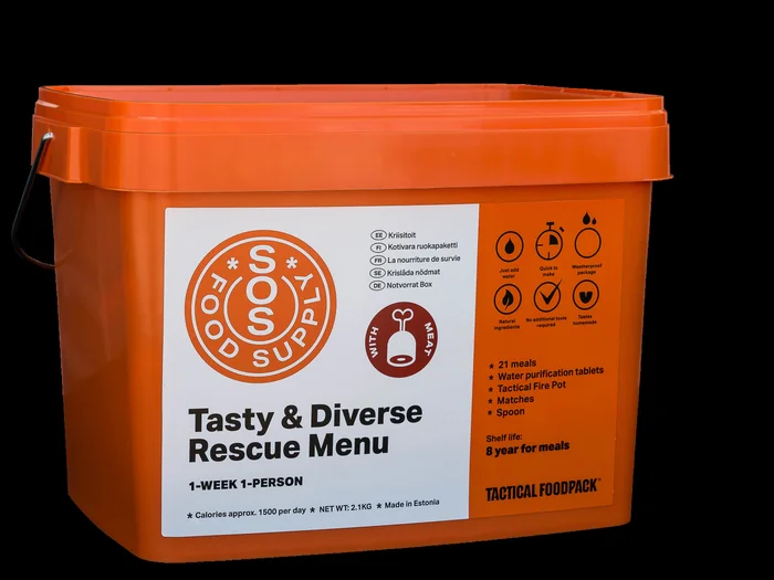 TFPC0002 – Tactical Foodpack SOS avec viande 2100 g