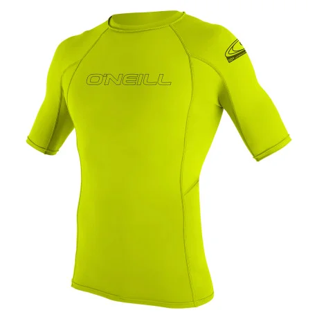Tops Lycra EnfantO’Neill YOUTH BASIC SKINS S/S RASH GUARD Lime 2025