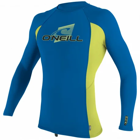 Tops Lycra EnfantO’Neill YOUTH PREMIUM SKINS L/S RASH GUARD Ocean lime 2025