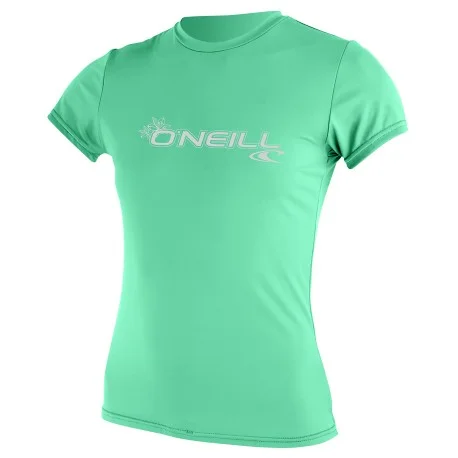 Tops Lycra FemmeO’Neill WMS BASIC SKINS S/S SUN SHIRT Vert 2025