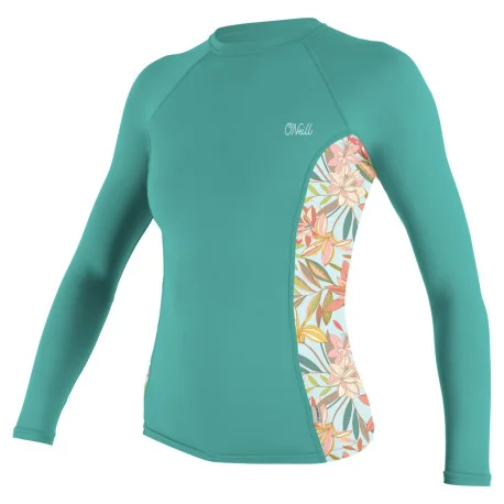 Tops Lycra FemmeO’Neill Wms Side Print L/S Rash Guard Dalia 2025