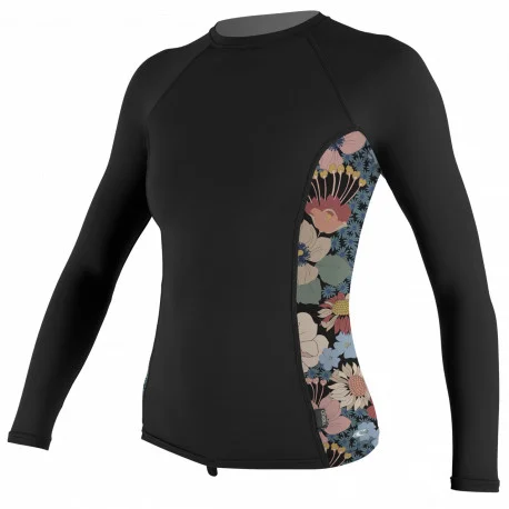 Tops Lycra FemmeO’Neill Wms Side Print L/S Rash Guard Twiggy 2024