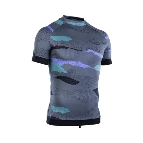 Tops Lycra HommeIon Rashguard Maze S/S – dark collage 2024