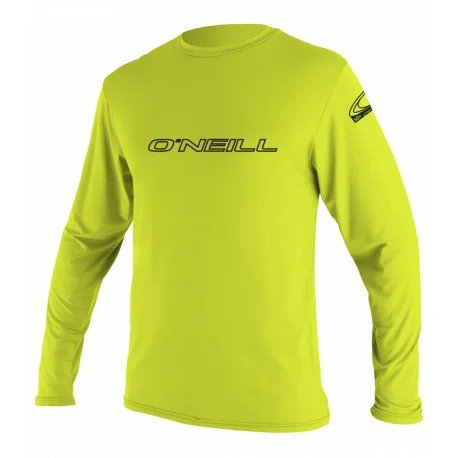 Tops Lycra HommeO’Neill Basic Skins Sun Shirt LIME 2025