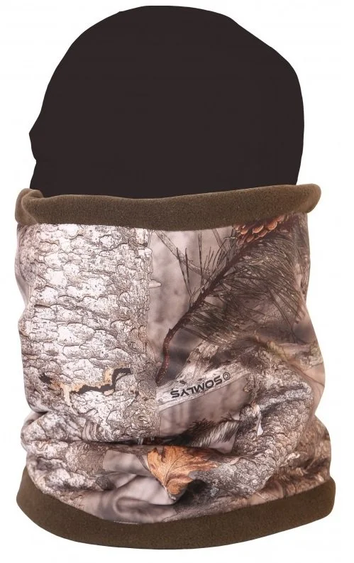 Tour de cou polaire camouflage bois SOMLYS