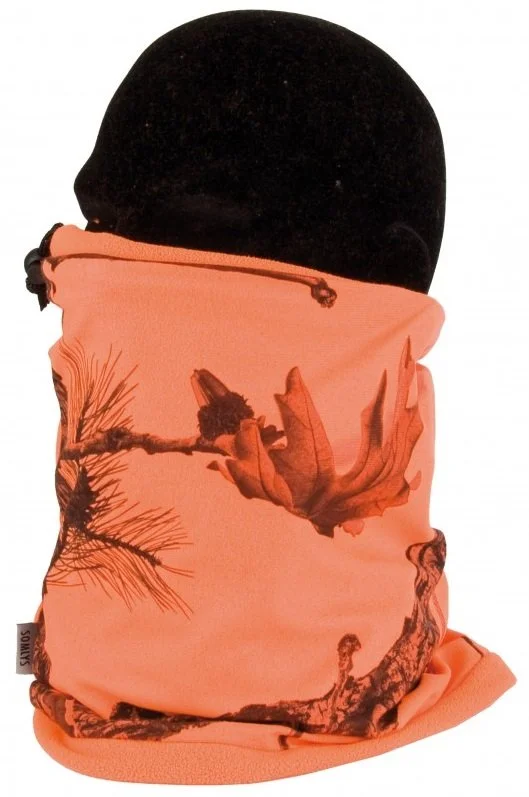 Tour de cou polaire camouflage orange SOMLYS