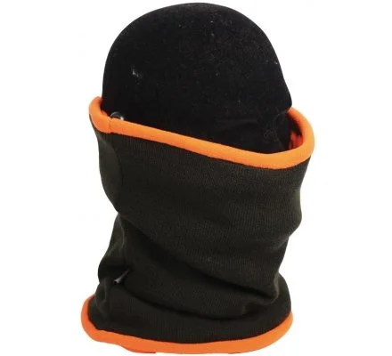Tour de cou polaire enfant réversible orange /vert SOMLYS