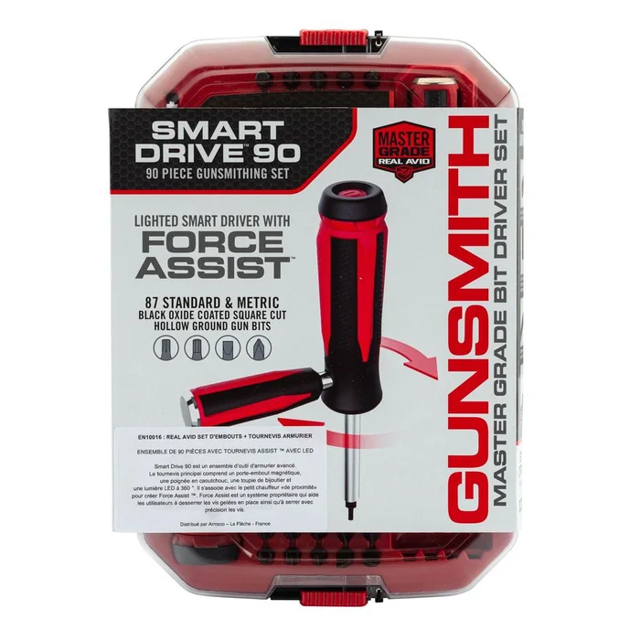 Tournevis Armurier Real Avid Smart Drive 90 – 90 Embouts – Polyvalence et Précision pour l Entretien Armes