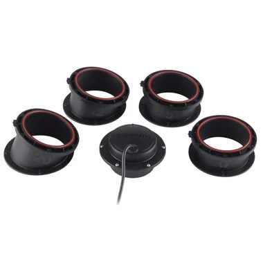 Transducteur CHIRP Garmin GT15M-IH en plastique, intégré à la coque, bande moyenne – 85-165 kHz, 600 W, 8 broches