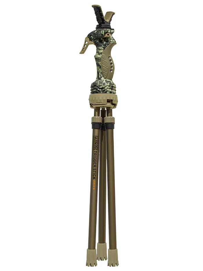 Trépied Primos Trigger Stick Gen 3 – Modèle court – 46 à 97,5 cm