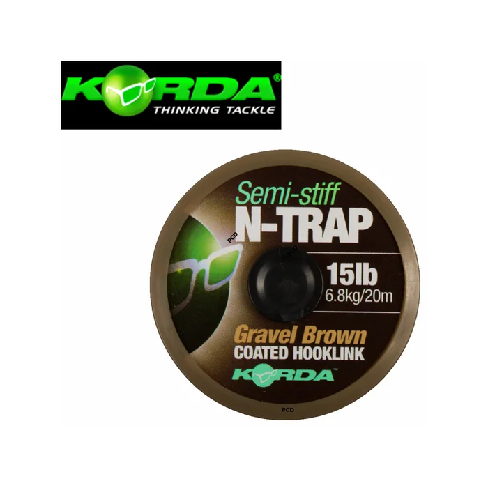 TRESSE A BAS DE LIGNE KORDA N-TRAP SEMI-STIFF 20M