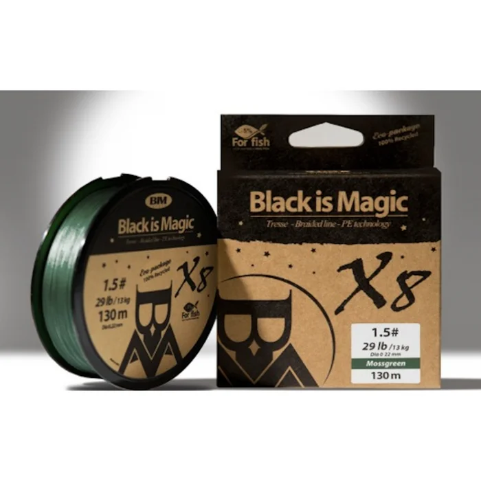 Tresse Bim Tackle Black is Magic Mossgreen 130m