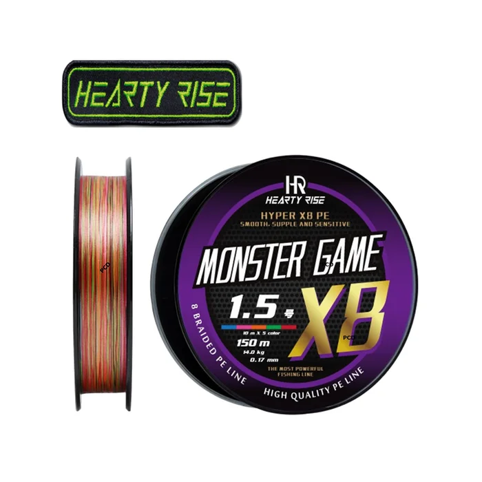 TRESSE HEARTY RISE TRESSE MONSTER GAME X8 300M MULTICOLORE