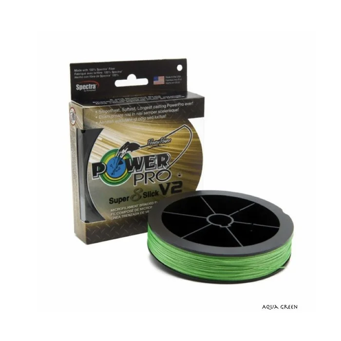 Tresse Power Pro 8 Slick V2 275m Aqua Green