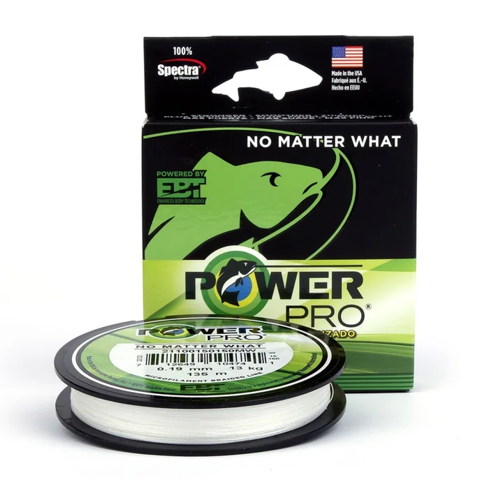 Tresse Power Pro Blanche – Bobine 135m