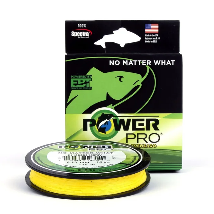 Tresse Power Pro Jaune – Bobine de 275m